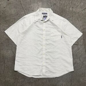Vintage Y2K Billabong Surf White Button Up Shirt Large Shortsleeve Quiksilver